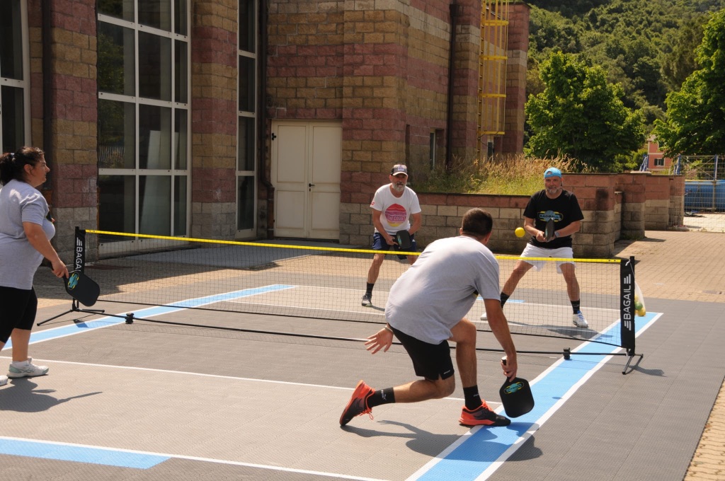 Giocatori Badball in azione